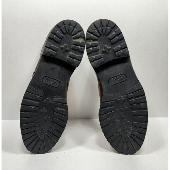 Allen Edmonds Bayfield Brown Leather Cap Toe Derby Boots Men's Size 10 B - Picture 6 of 8